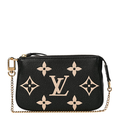 Louis Vuitton Empreinte Monogram Giant Mini Pochette Accessories Black 1 of 9