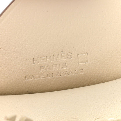 Hermes Milo Lambskin Matte Alligator Touch Grigri Rodeo Pegase Horse Bag Charm MM Craie Nata Beton 3 of 4
