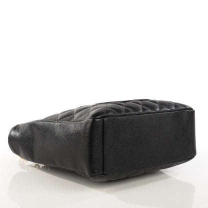 Chanel Caviar Quilted Petit Shopping Tote PST Black 4 of 7