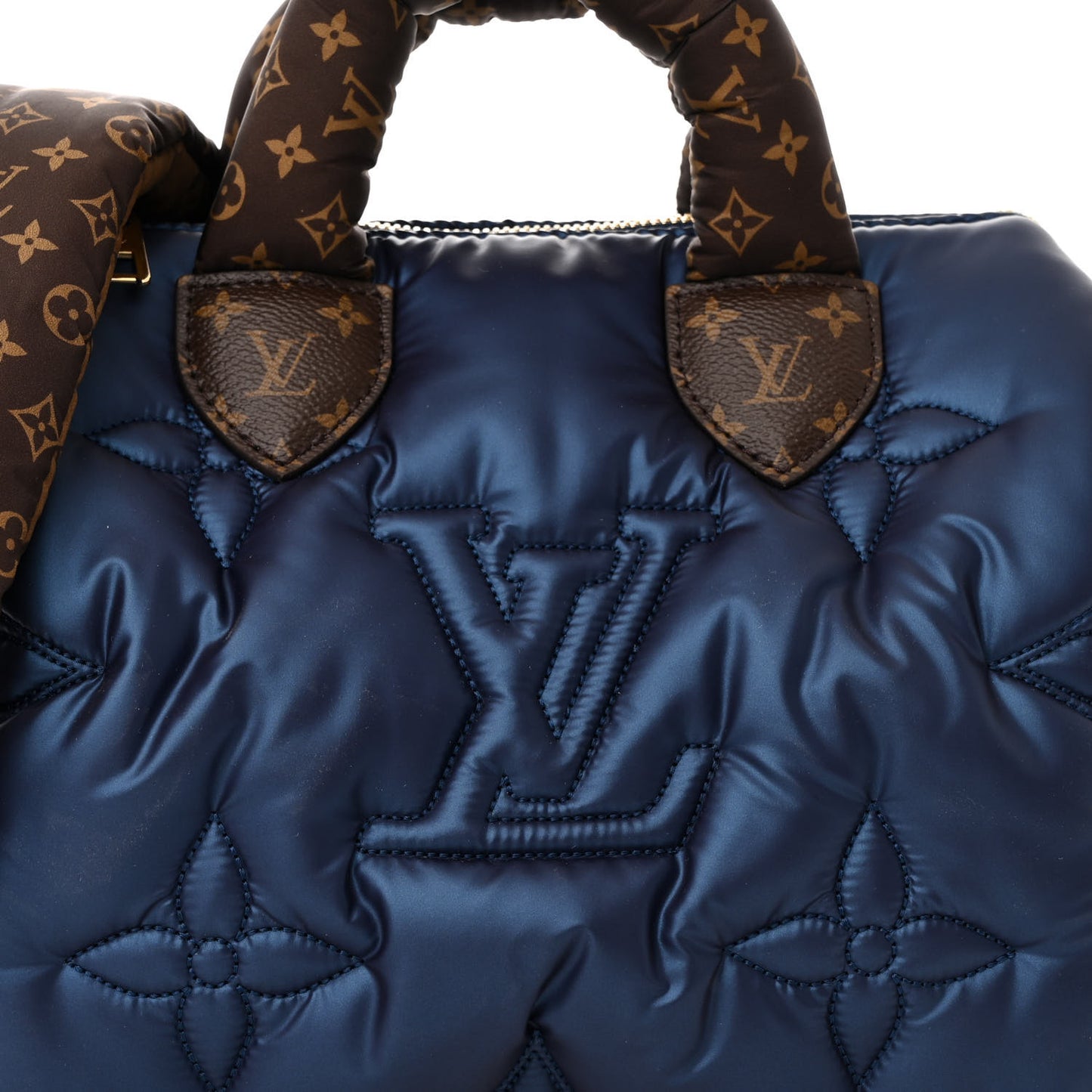 Econyl Mini Monogram Pillow Speedy Bandouliere 25 Navy