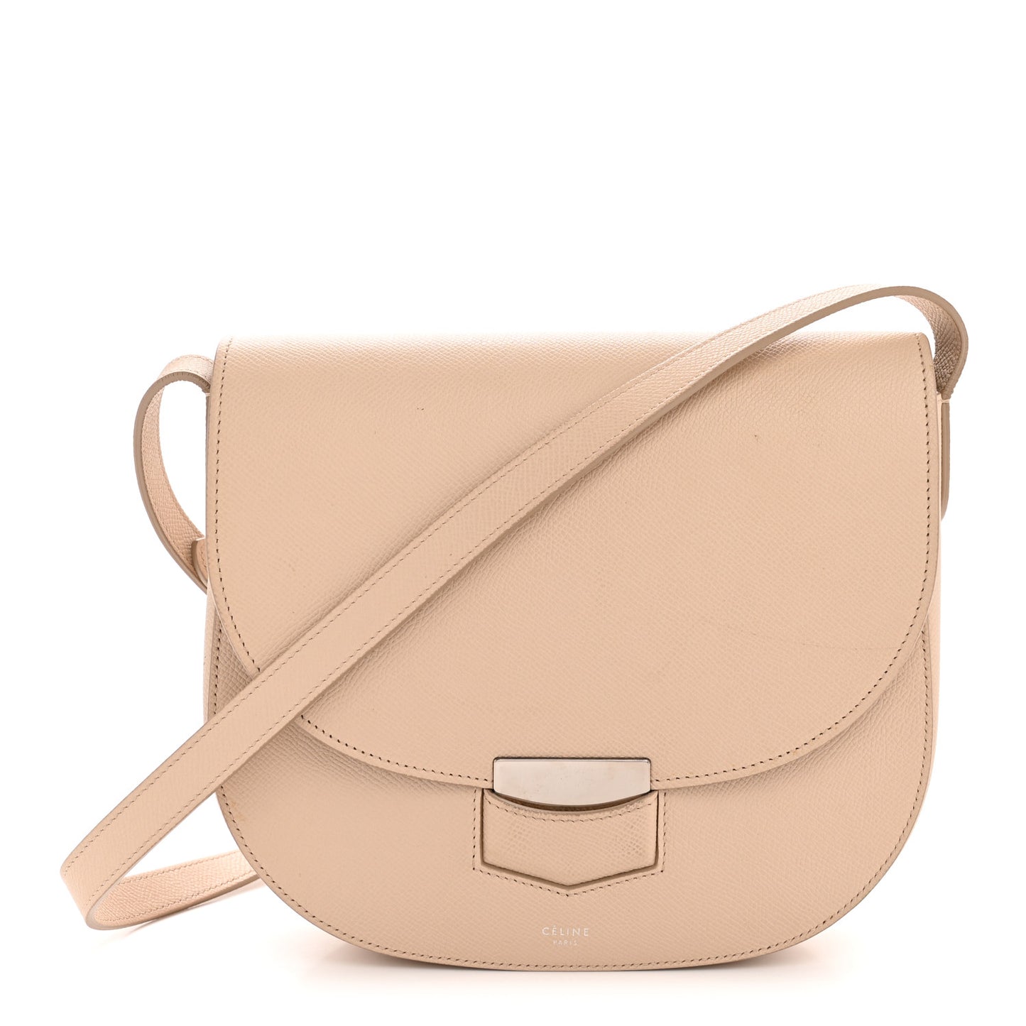 Grained Calfskin Medium Trotteur  Powder