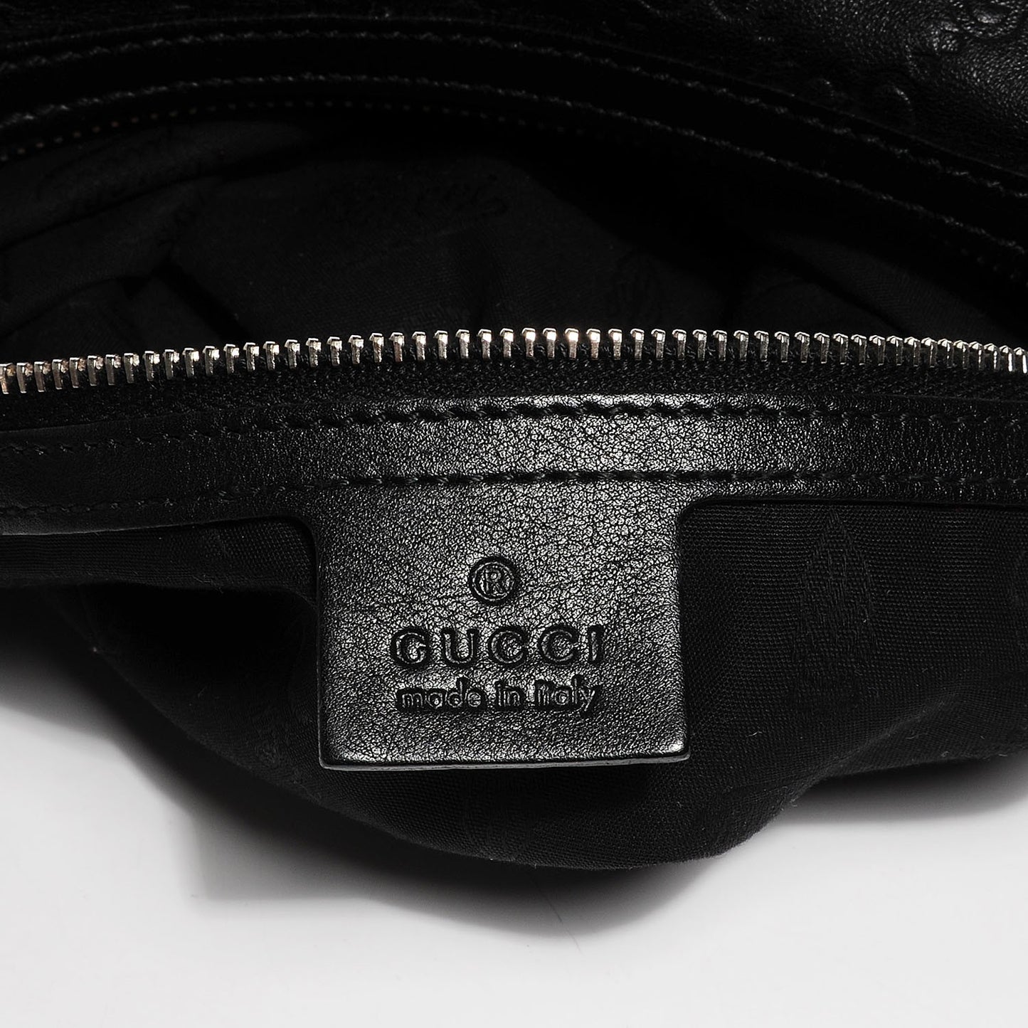 Guccissima GG Twins Large Hobo Black