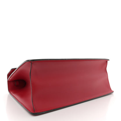 Gucci Calfskin Medium Sylvie Top Handle Bag Hibiscus Red 4 of 14