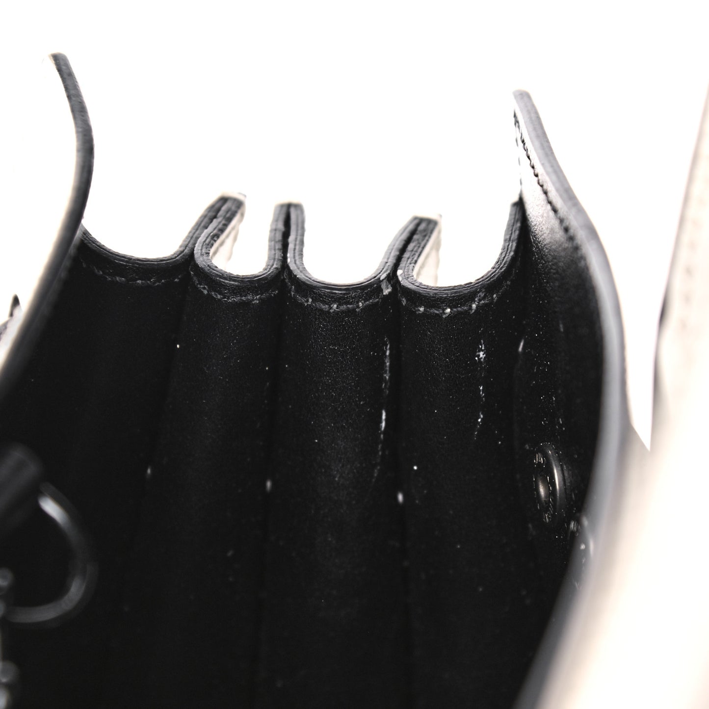 Grained Calfskin Nano Sac De Jour Porcellana Black