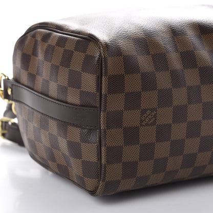 Louis Vuitton Damier Ebene Speedy Bandouliere 25 6 of 9