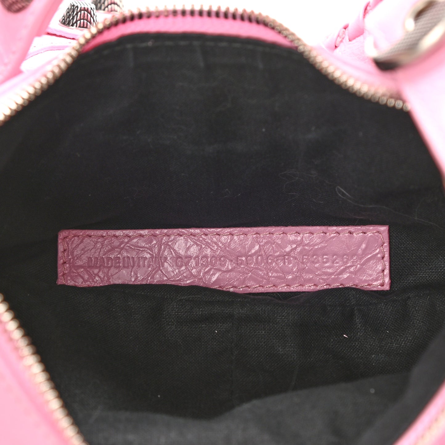 Agneau Arena Le Cagole Shoulder Bag XS Candy Pink