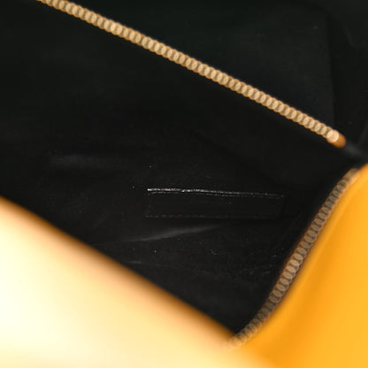 Saint Laurent Lambskin Matelasse Monogram Medium Niki Chain Satchel Yellow 9 of 17