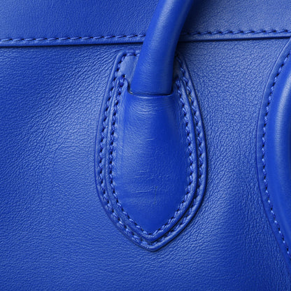 Celine Smooth Calfskin Mini Luggage Royal Blue 9 of 9