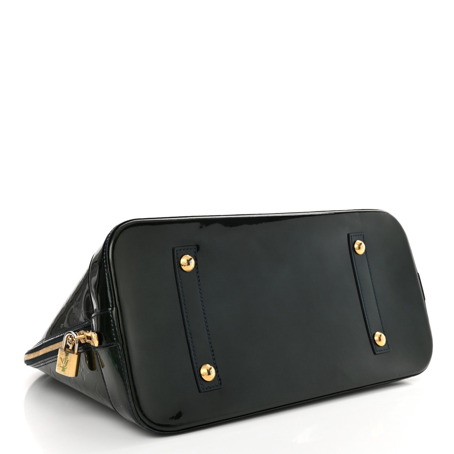Louis Vuitton Vernis Alma GM Blue Nuit 4 of 12