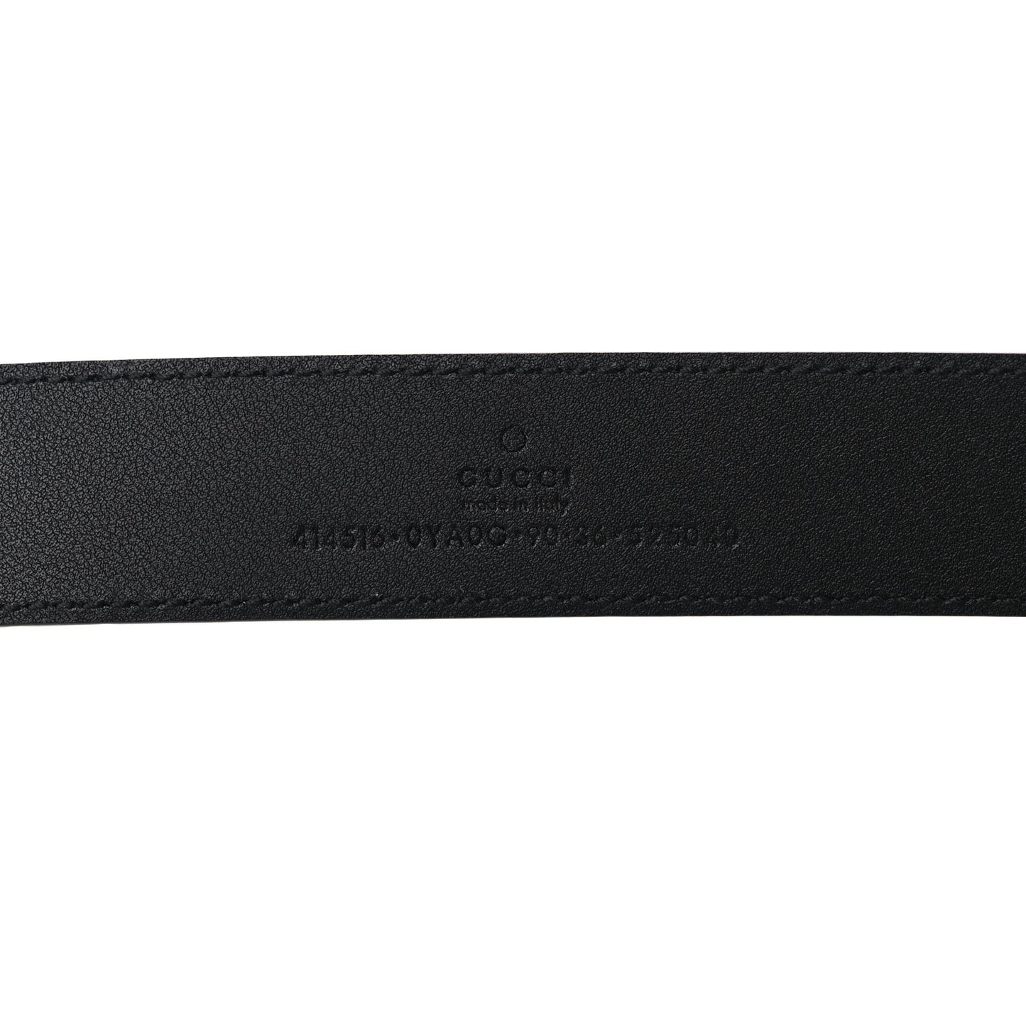 Plutone Calfskin Double G 30mm Belt 90 36 Black