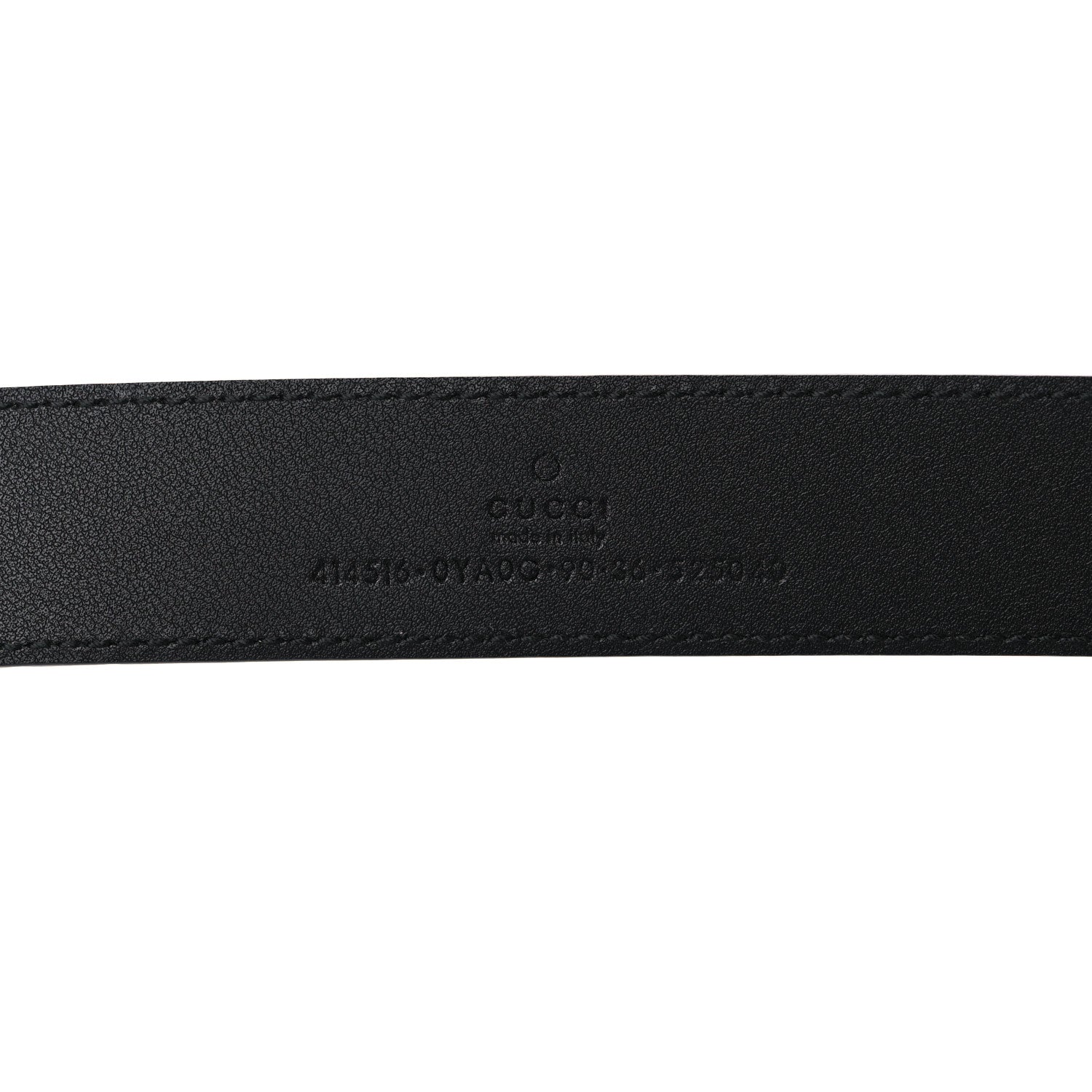 Gucci Plutone Calfskin Double G 30mm Belt 90 36 Black 3 of 7