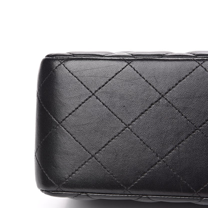 Chanel Lambskin Quilted Jumbo Double Flap Black 12 of 15