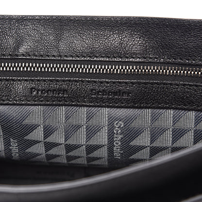 Proenza Schouler Lambskin Tiny Fringe Lux PS1 Satchel Black 6 of 10