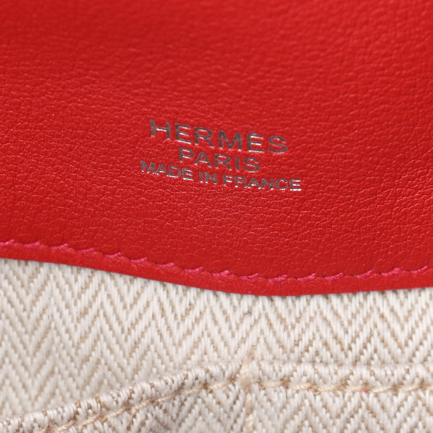 Hermes Swift Taurillon Clemence Oxer Rouge Casaque 8 of 9