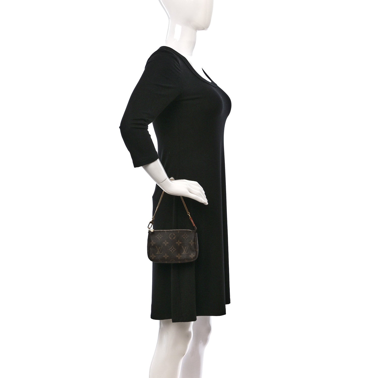 Louis Vuitton Monogram Mini Pochette Accessories 2 of 9