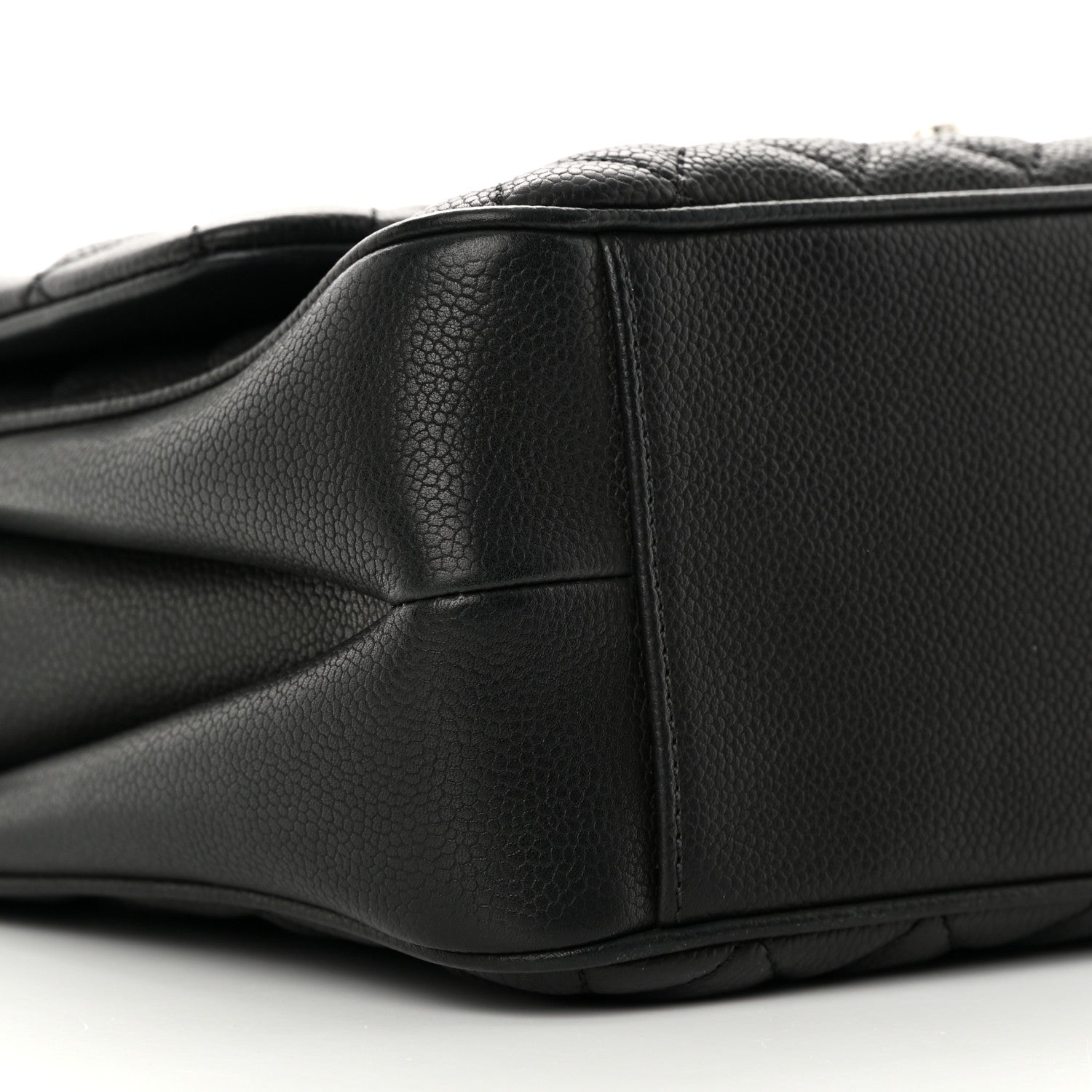 Chanel Caviar Quilted Medium Rock In Rome Single Flap Black 9 of 12