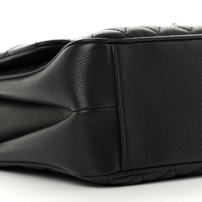 Chanel Caviar Quilted Medium Rock In Rome Single Flap Black 9 of 12