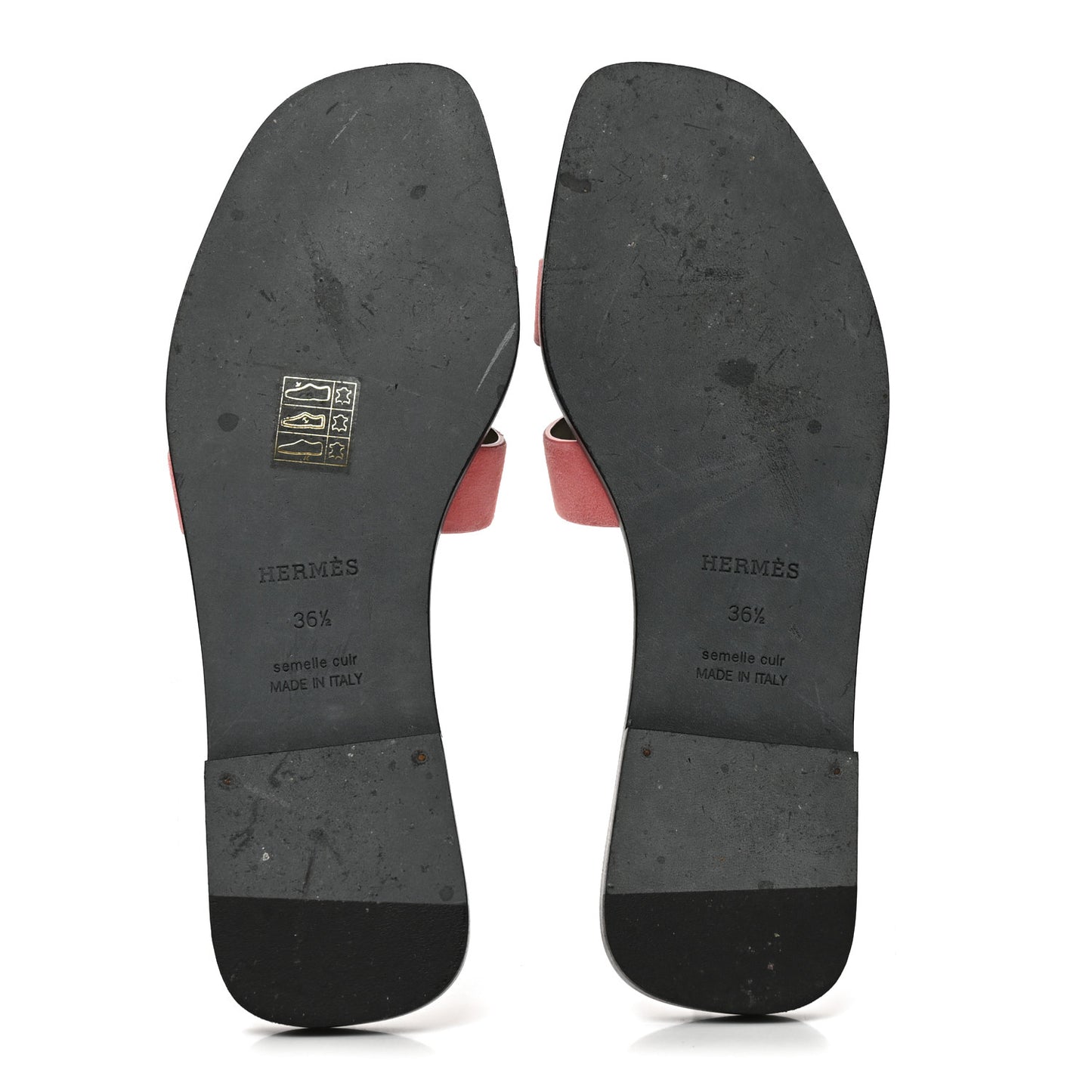 Suede Goatskin Oran Sandals 36.5 Rose Du Desert