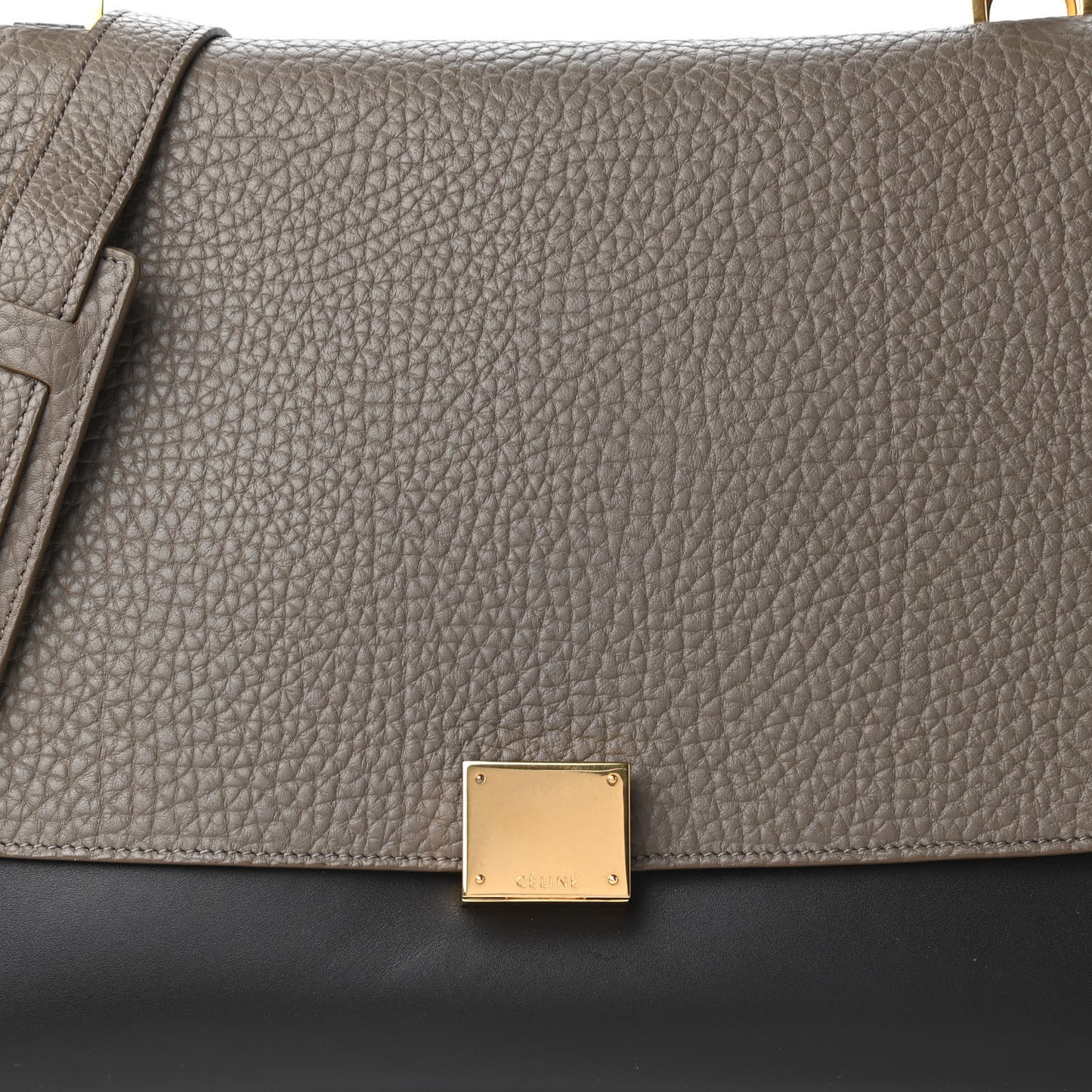 Bullhide Calfskin Nubuck Medium Tri-Color Trapeze Taupe