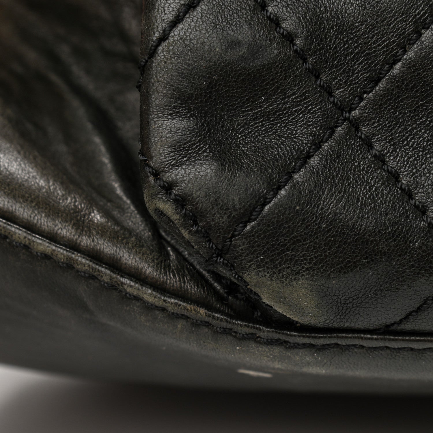 Chanel Lambskin Quilted Mademoiselle Hobo Black 11 of 14