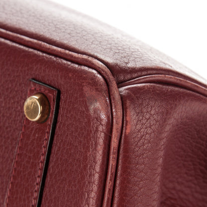 Hermes Chevre de Coromandel Birkin 35 Rouge H 11 of 12