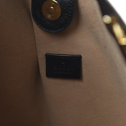 Gucci Calfskin Large Rajah Chain Tote Black 8 of 10