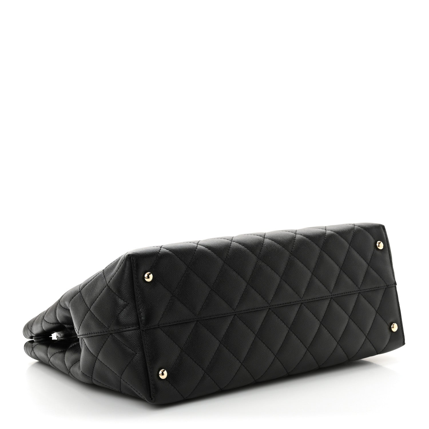 Chanel Caviar Quilted Small Shopping Tote Black 4 of 11