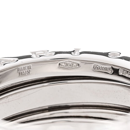 Bulgari 18K White Gold B.Zero1 Two-Band Ring 49 4.75 6 of 6