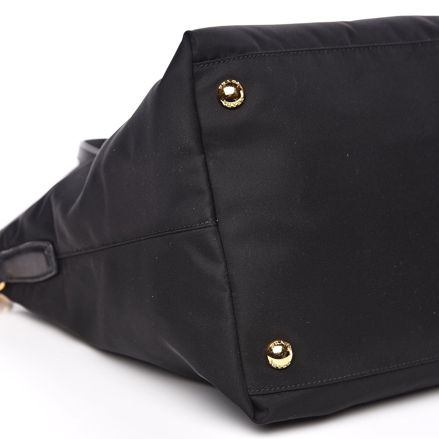 Saffiano Tessuto Nylon Tote Black