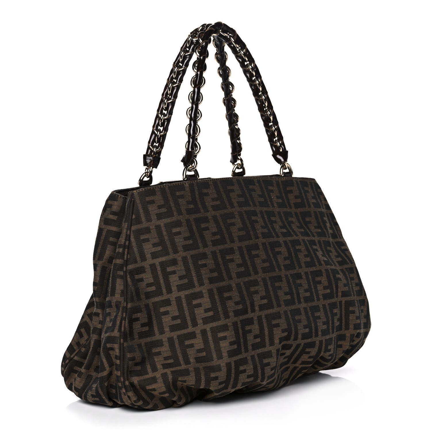 Fendi Zucca Mia Tote Tobacco 3 of 12