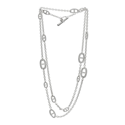 Hermes Sterling Silver Farandole Necklace 120 3 of 4