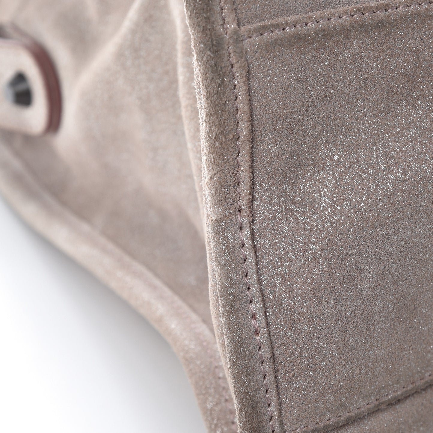 Metallic Craquele Calfskin Classic Hardware City Bois de Rose