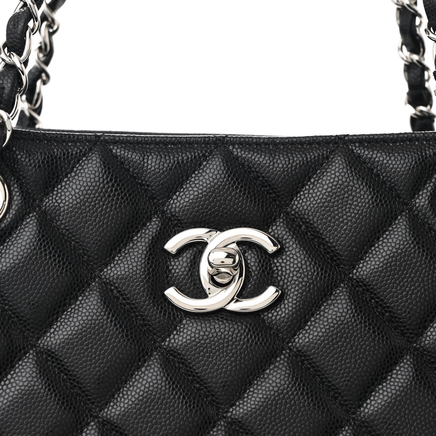 Chanel Caviar Quilted Large Shopping Tote Black 8 of 10
