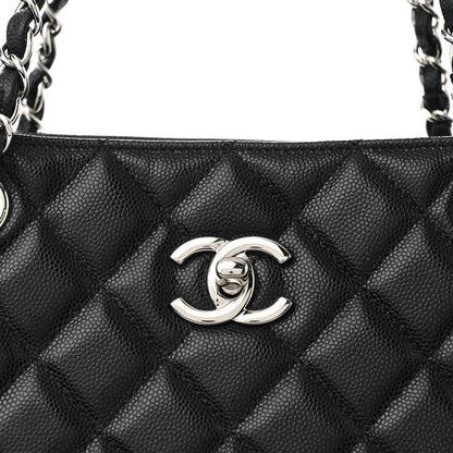 Chanel Caviar Quilted Large Shopping Tote Black 8 of 10