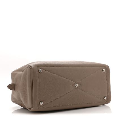 Hermes Taurillon Clemence Victoria II 35 Gris Tourterelle 4 of 11
