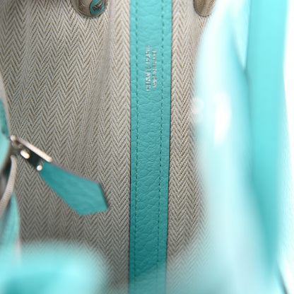 Hermes Vache Country Garden Party 30 TPM Bleu Atoll 9 of 11