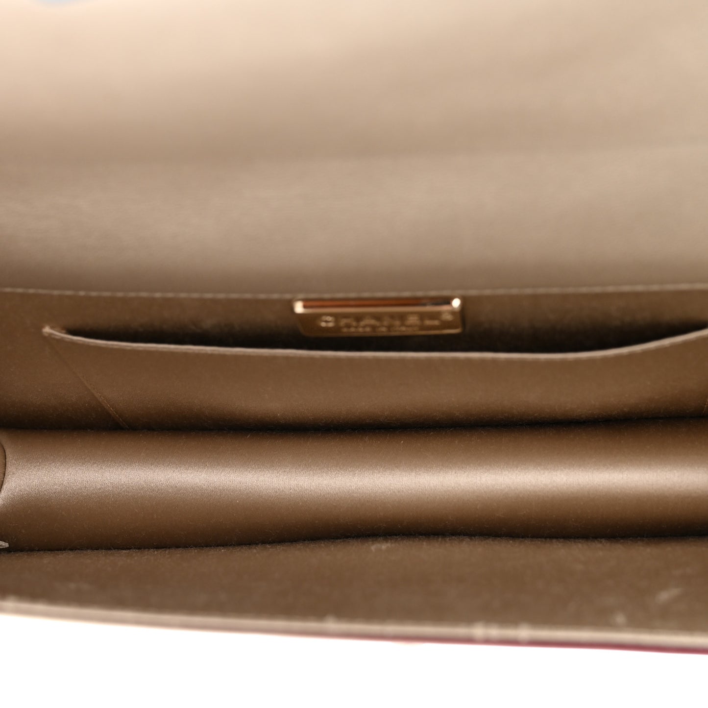 Patent Calfskin Quilted Boy Clutch Beige Pink