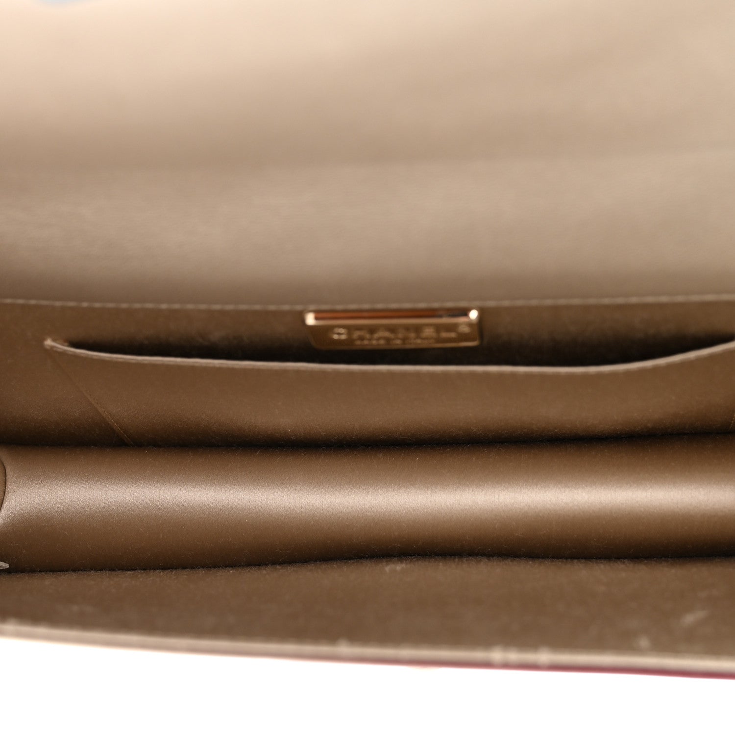 Chanel Patent Calfskin Quilted Boy Clutch Beige Pink 5 of 8