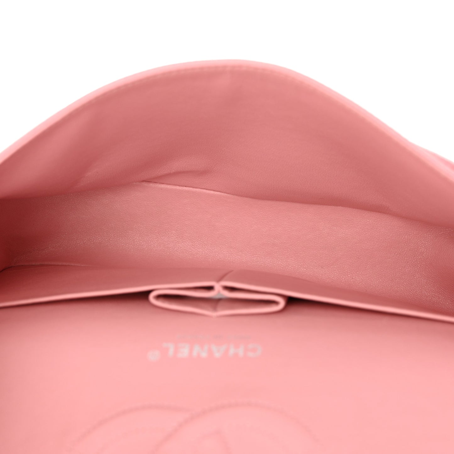 Caviar Quilted Medium Double Flap Pink