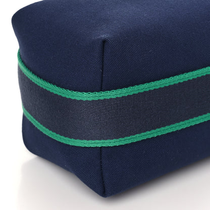 Hermes Canvas Small Bride-A-Brac Pouch Marine 7 of 9