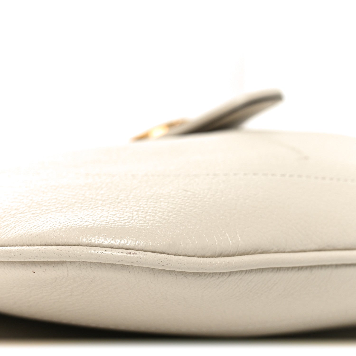 Gucci Goatskin Medium Aphrodite Shoulder Bag Mystic White 9 of 10