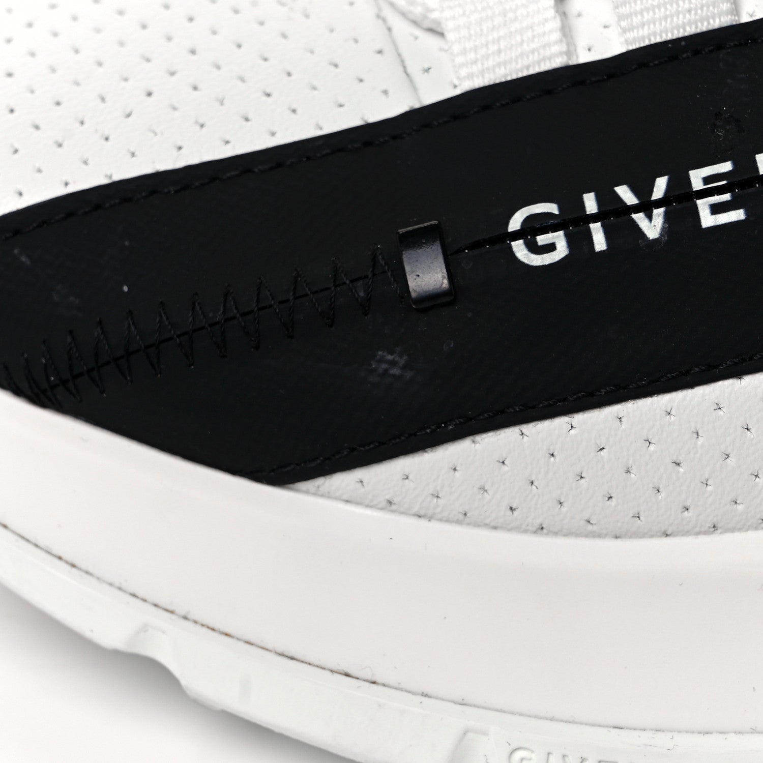 Givenchy Calfskin Spectre Low Runners Sneakers 37 White Black 9 of 12