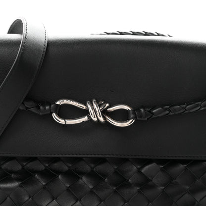 Bottega Veneta Calfskin Intrecciato Small Andiamo Messenger Bag Black 7 of 9