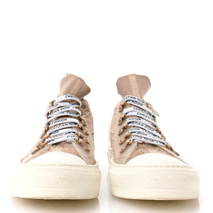 Christian Dior Technical Mesh Cannage Womens Walk'n Dior High Top Sneakers 41 Nude 3 of 8