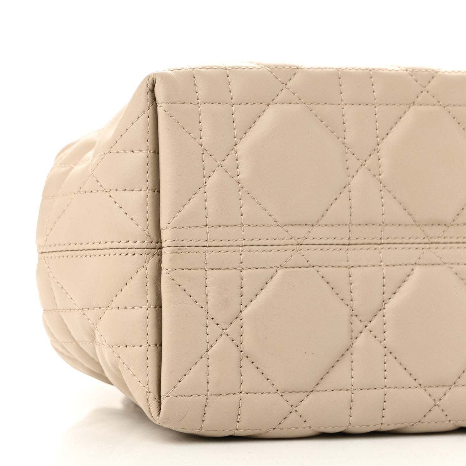 Christian Dior Calfskin Macrocannage Small Toujours Tan 9 of 10