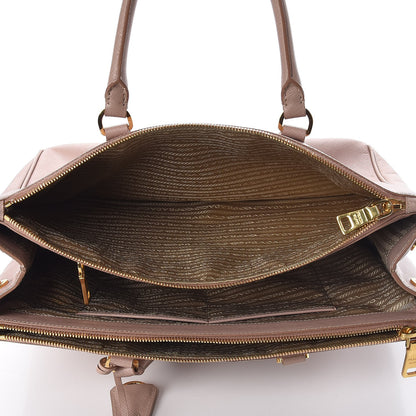 Prada Saffiano Large Galleria Double Zip Tote Cammeo 7 of 16