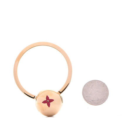 Louis Vuitton Sphere Key Ring Gold 2 of 3