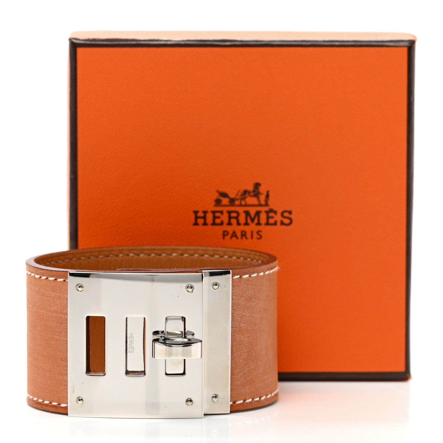 Hermes Swift Kelly Dog Bracelet Gold 6 of 6