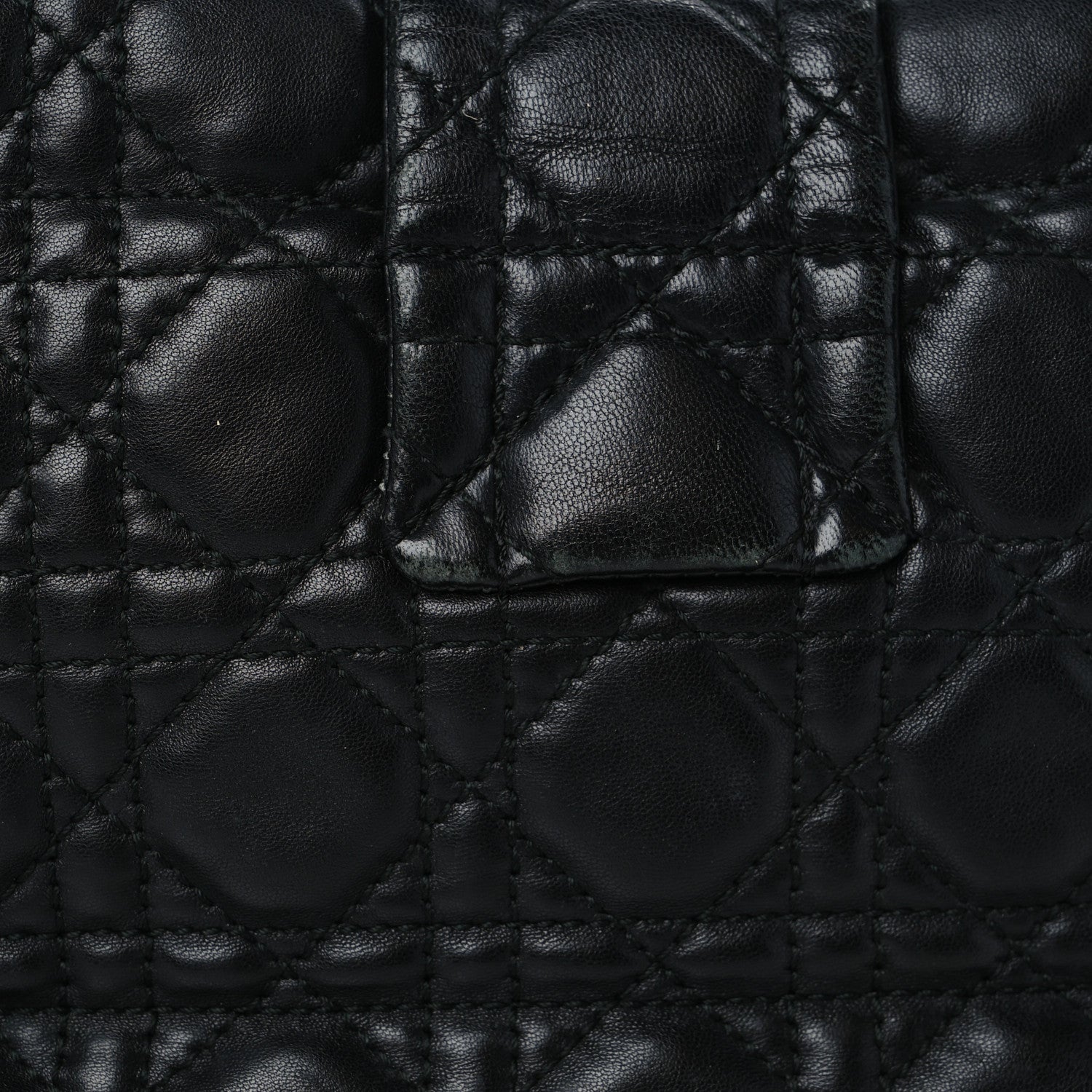 Christian Dior Lambskin Cannage Medium New Lock Flap Black 9 of 9