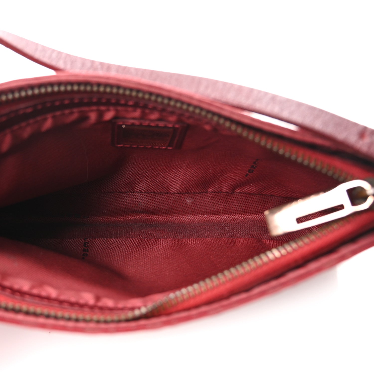 Fendi Zucchino Pochette Red 5 of 9